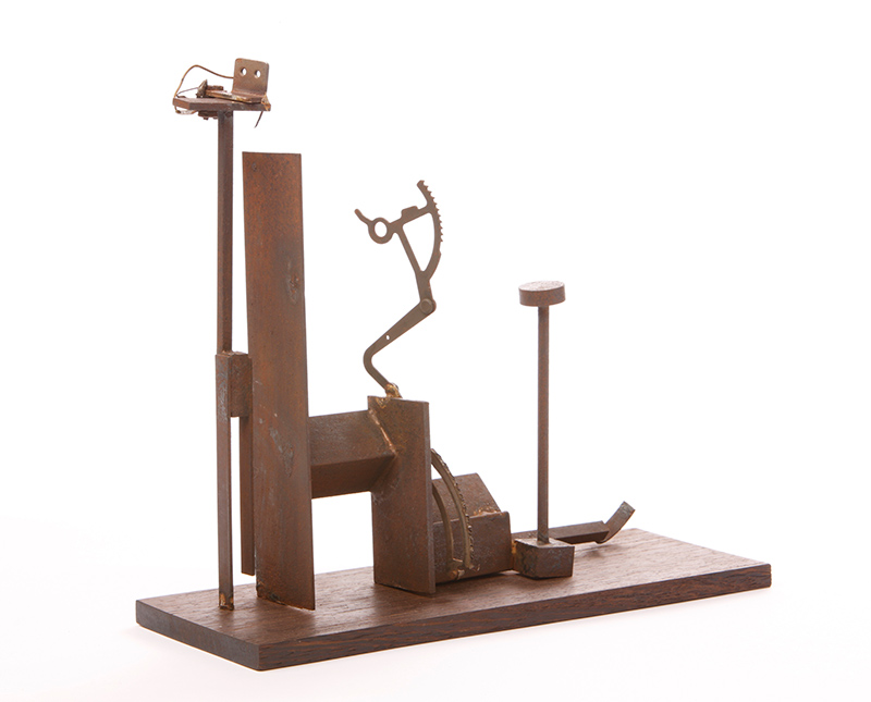 Robert Klippel ‘New #018’ Metal steel construction 25 x 23 x 9cm $30,000